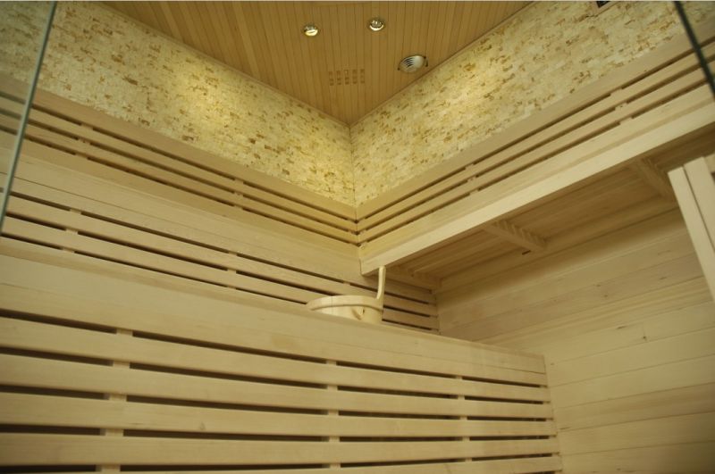 2015 Newest Design Luxury Traditional Culture Stone Dry Sauna Room