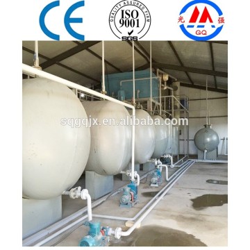 Fully automatic pyrolysis oil to diesel distillation equipment / used engine oil to diesel distillation machine