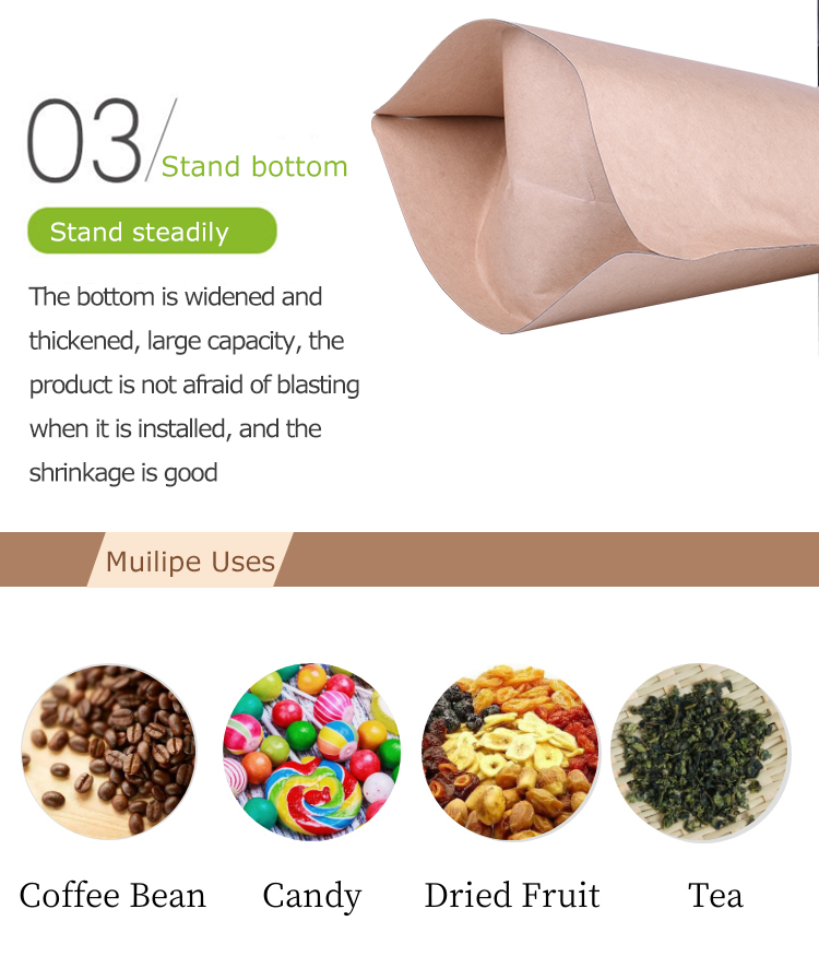 paper stand up pouch food grade