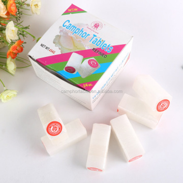 Low Price Factory Outlet: Solid, Refined Camphor Block Tablets in Transparent White