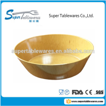 melamine wooden oval serving bowl