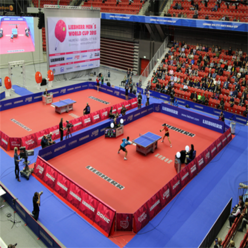 Enlio 탁구 ITTF 인증 PVC 스포츠 바닥재