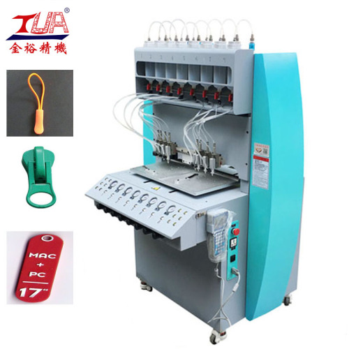 Dongguan 8 Color PVC Injection Zipper Making Machine