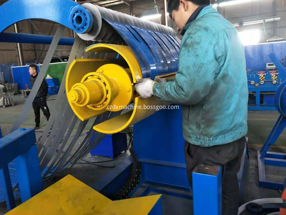 Metal Sheet Recoiler With Loading Car