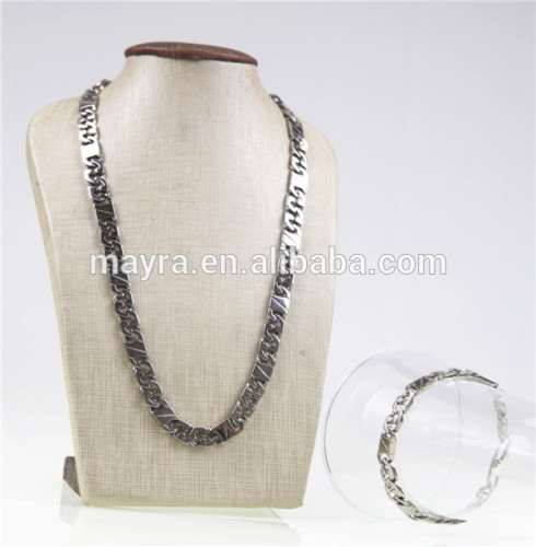 Stainless steel fashion jewelry set 2014