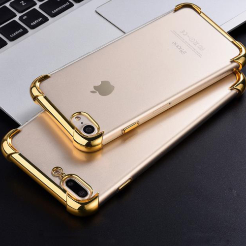 2017 Hot Sale TPU Phone Case Aluminium Electroplate for iphone 7 case