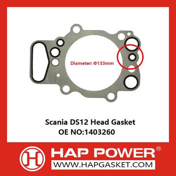 HAP-SC-005 Scania DS12 Head Gasket 1403260