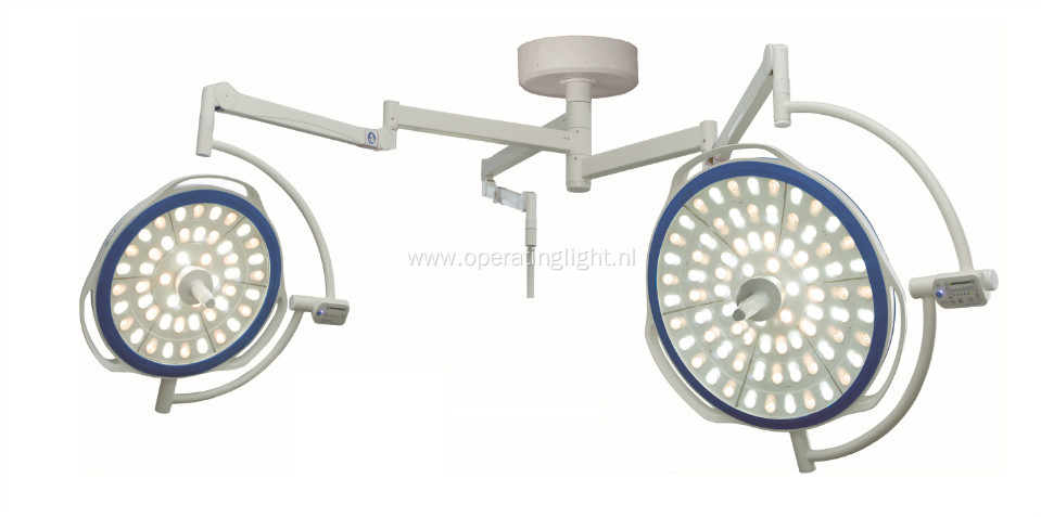 Main and satellite LED surgical operating lamp