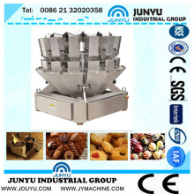10 Heads Combination Scale for Small Biscuit 10 Heads Combination Scale 10 Head Electronic Food Weighing Scale, Automatic Combination Multiheadweigher