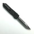 Push Botton Black OTF Knife Out of Front