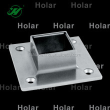 square handrail floor flange