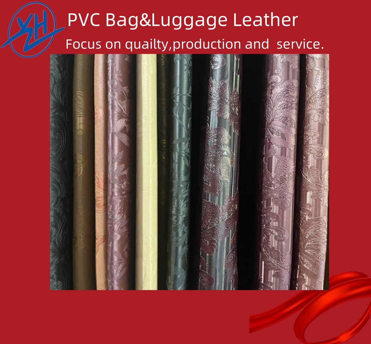 Couro PVC elegante para acessórios de viagem