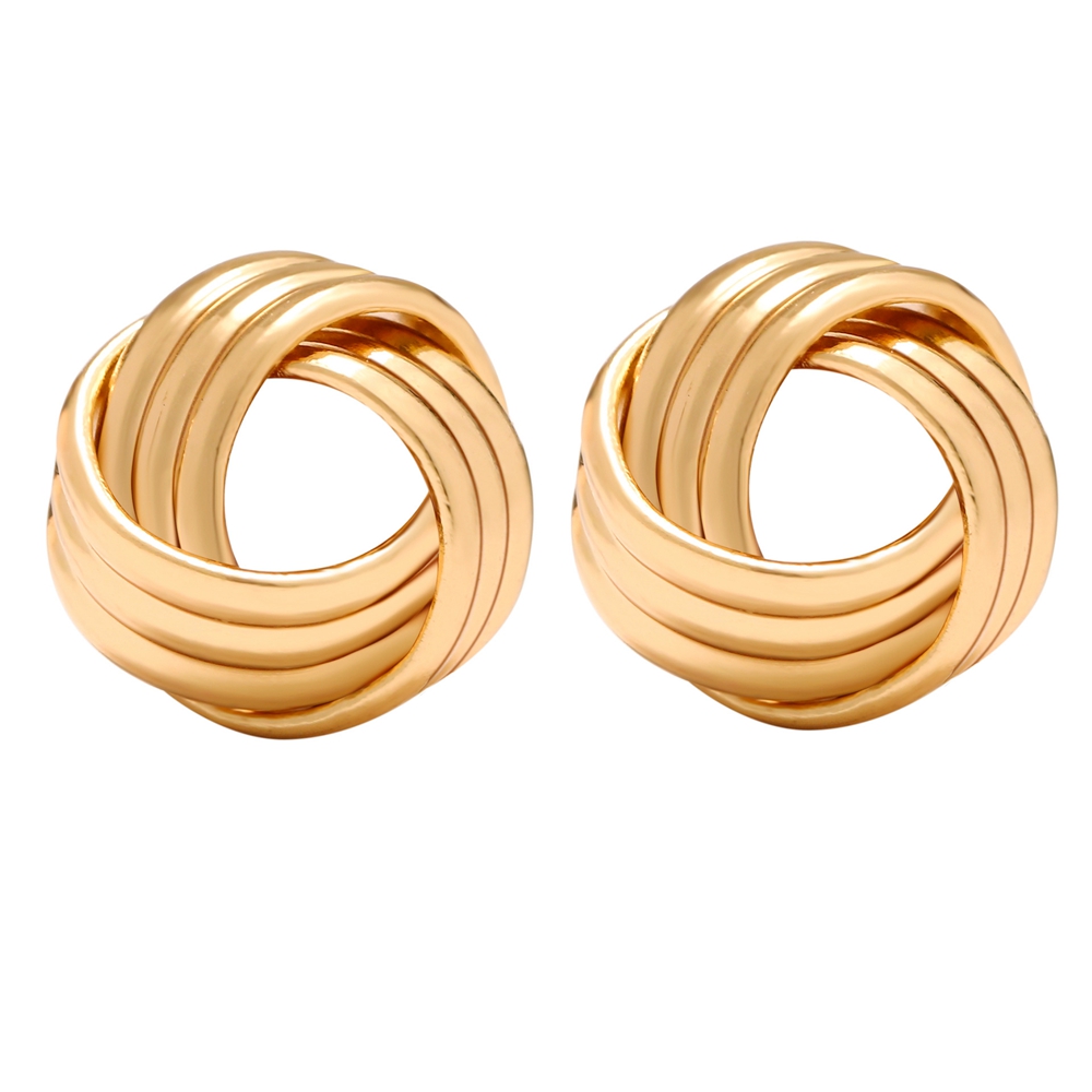9 pares de aretes de anillo de herida en espiral grande retro bohemio Pendientes tribales circulares Pendientes de espiral femeninos Oro