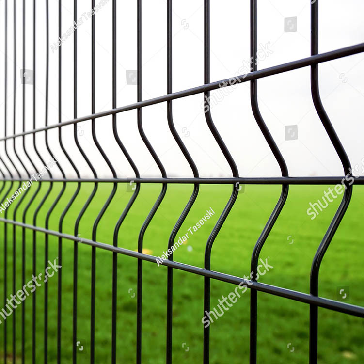 High Quality PVC Coating Triangle Bending Fence