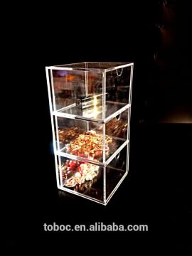 exquiste acrylic jewelry box with 2 drawers