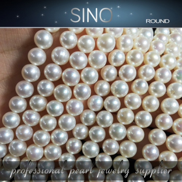 genuine flat loose pearl loose freshwater pearl strand loose shell pearl