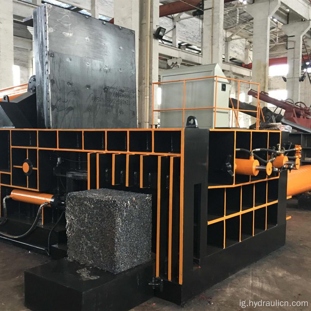 Scrap Steel Aluminium Ọla kọpa Iron Metal Press Baler