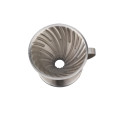 Stainless steel silver coffee dripper