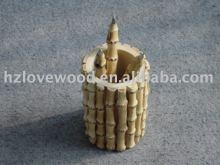 Bamboo Pen Holder
