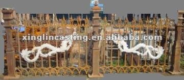 cast iron fence