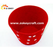 Felt home decor gift waste bin