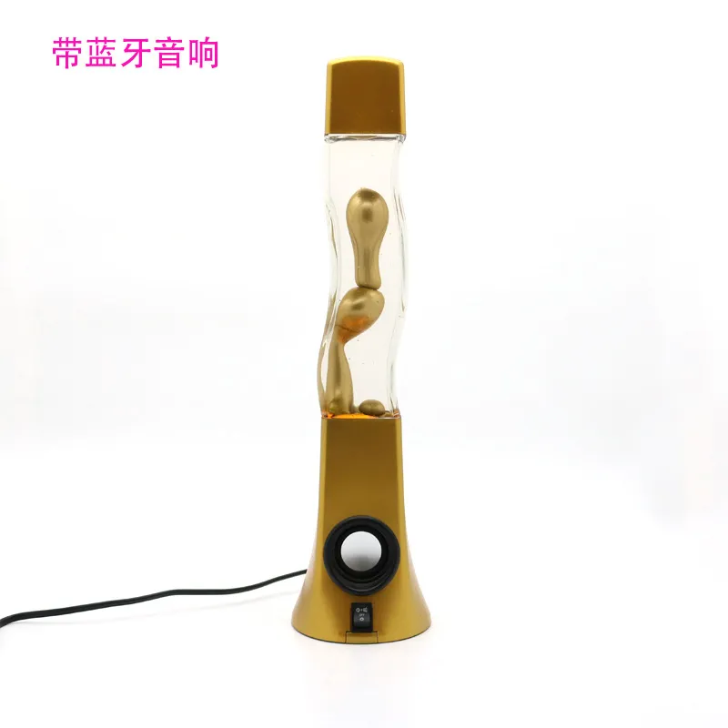 High-Quality Bedroom Speaker with Colorful Lava Lamp and Light