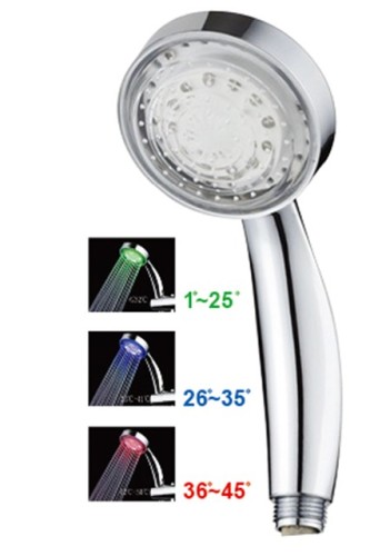 hand led single function shower with ABS material