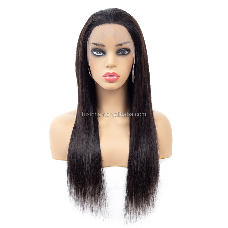 Lace Virgin Silk Base Human Hair Blend Wigs The Glueless Custom European Brazilian Hair Swiss Lace Straight Wave 1 Piece Long