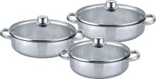 Low Casserole 6pcs cookware set