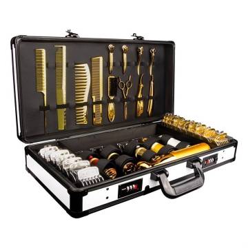 Hairdressing Tool Storage Barber Box Aluminum Carrying Case Hairdressing Tool Makeup Case Box Organizer
