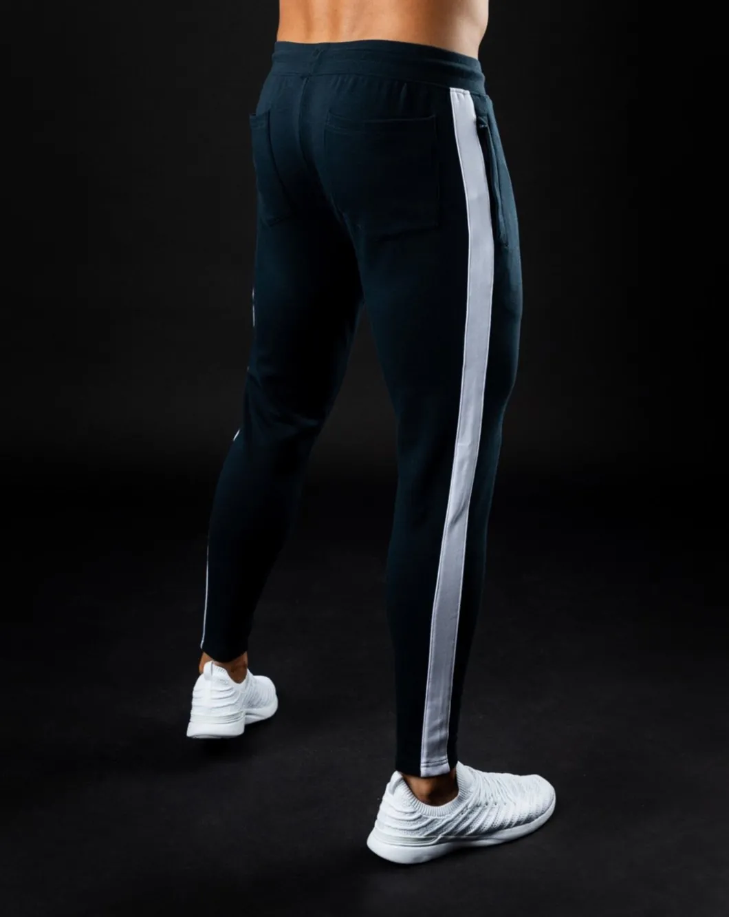 Custom Logo Mens High Quality Stripe Joggers