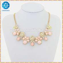 Pink coral necklace