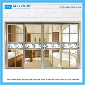 Double insulated aluminium sliding doors interior designs