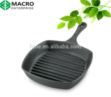 cast iron grill pan/cookware with handle