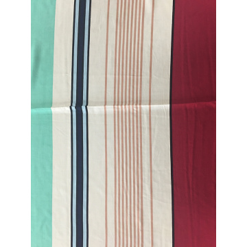 Stripe Rayon Poplin 45s Printing Broad Width Fabric