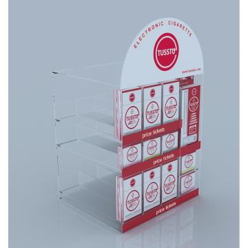 Stand d&#39;affichage de compteur de produits du magasin en acrylique personnalisé