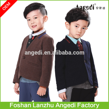 Wholesale kids Single button casual suit childrens boutique clothing alibaba