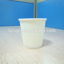 2.5oz 70ml white plain paper cup price in China