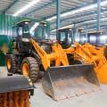 3.0ton mini roda loader hoflader radlader dengan 4 roda