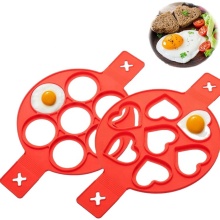 Silicone Nonstick Round Heart Shape Fried Egg Moulds
