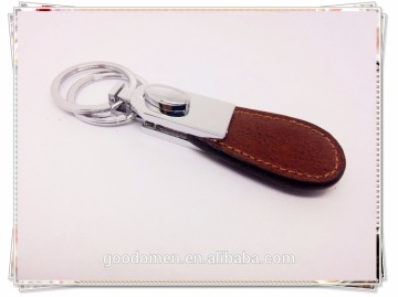 PU leather key chain leather keychain leather keyring