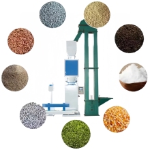 Large Wood Pellet and Sugar Granule Packing Machine - 25 kg Pack Line
