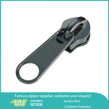 Good polished dark auto lock metal zipper slider famous zipper puller