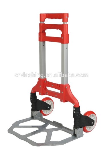 Folding luggage cart hot sale supermarket pushing a shopping cart