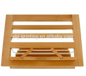 Eco Friendly Cook Book Holder Bamboo book holder/wooden book holder stand