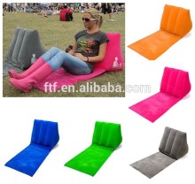 2016 Wicked wedge inflatable lounger beach festival camping back pillow cushion chair