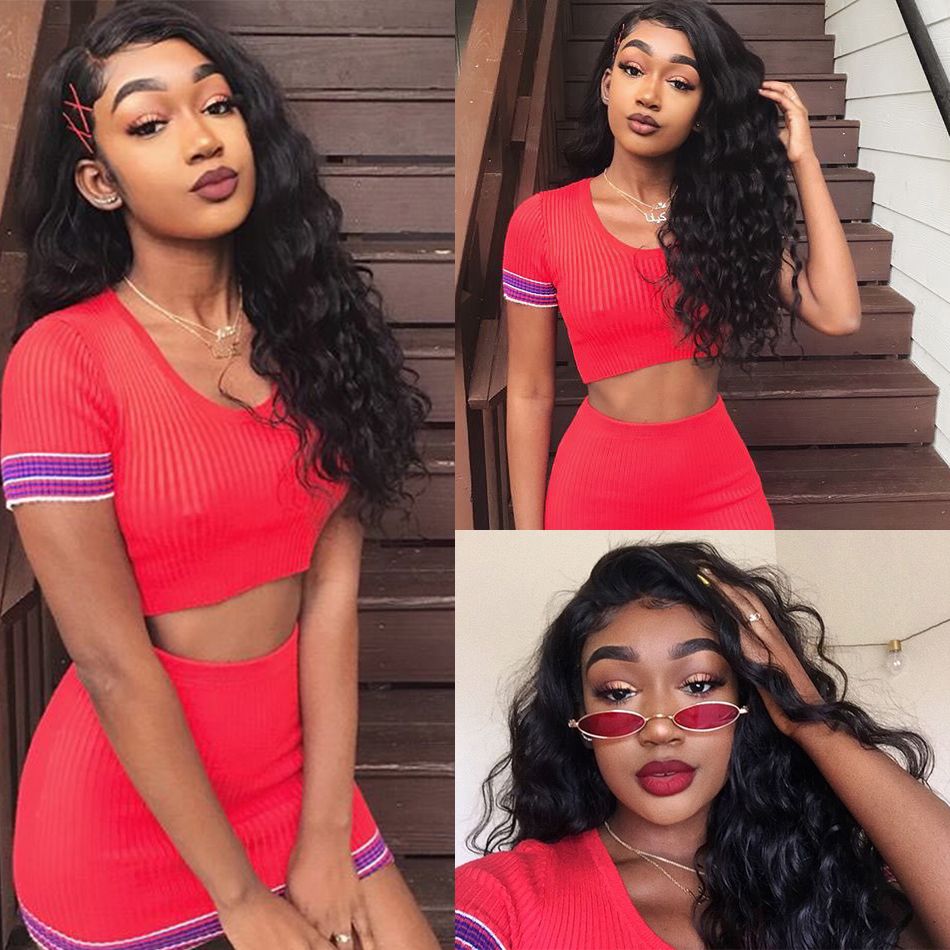 Best Wholesale Cuticle Aligned Hair Loose Deep  Brazilian Virgin Hair Wigs 13X4 150% Density Pre-plucked Swiss lace