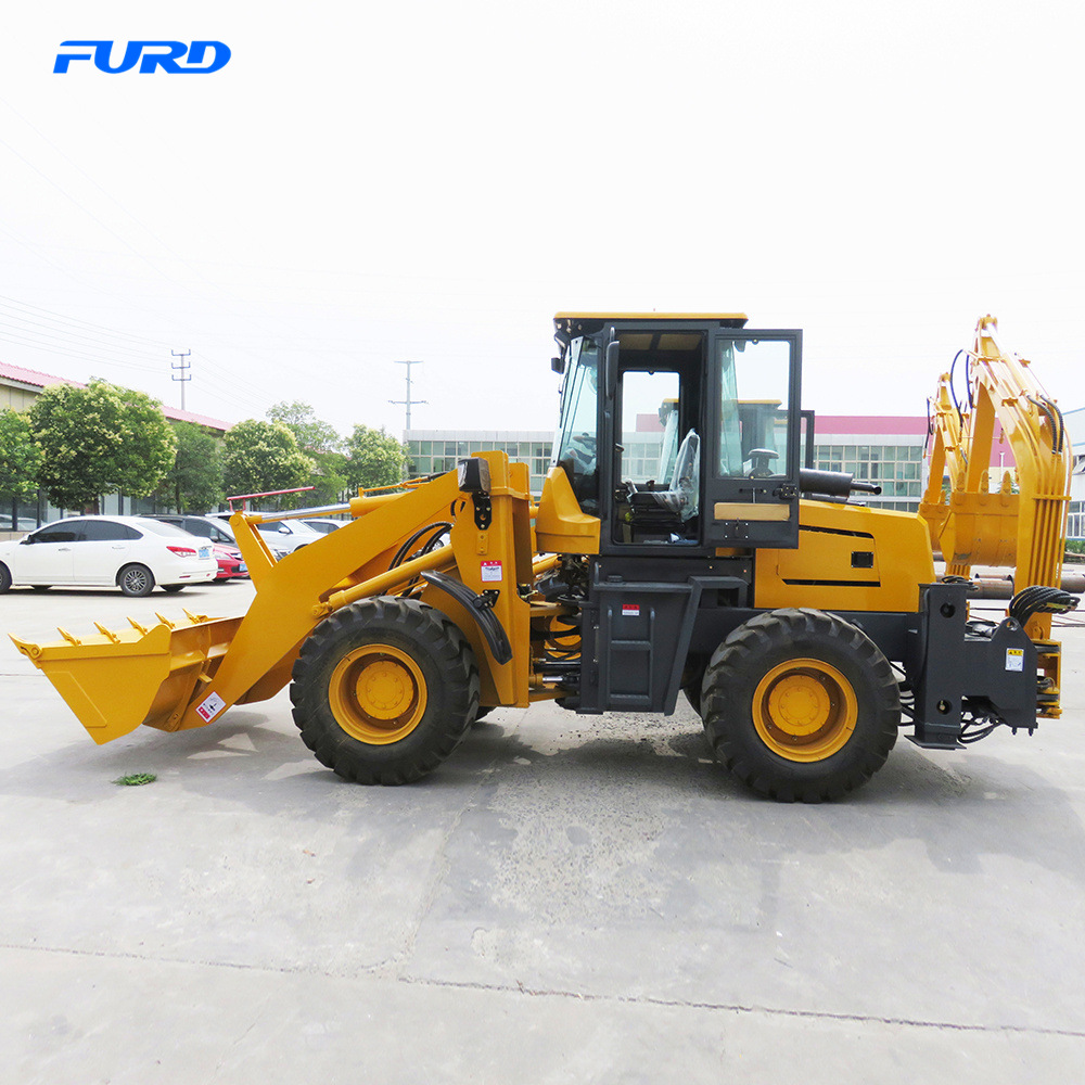 Diesel Engine Power 4x4 Wheel Drive Backhoe Loader Digger for Sale