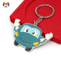 One piece wholesale metal keychain with logo