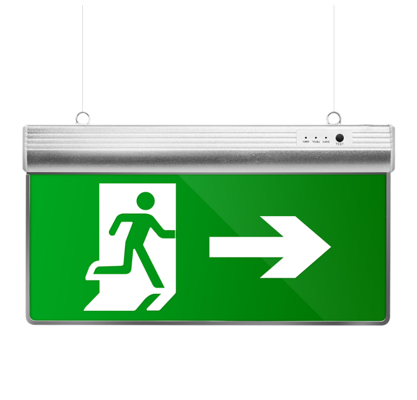 Emergency exit sign light with long battery life